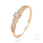 نمای نزدیک النگو ژوپینگ نگین‌دار کد X000108681