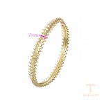نمای نزدیک النگو ژوپینگ بدون نگین کد X000454084