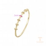 نمای نزدیک النگو ژوپینگ نگین‌دار کد X000700750