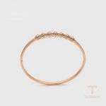 جزییات و نمای نزدیک النگو ژوپینگ وزن 9.02 گرم کد X000770987