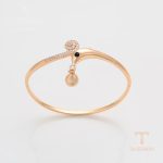 جزییات و نمای نزدیک النگو ژوپینگ وزن 12.29 گرم کد X000798083