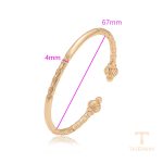 النگو ژوپینگ رنگ طلایی طرح طلا ۱۸ عیار بدون نگین کد X000824183