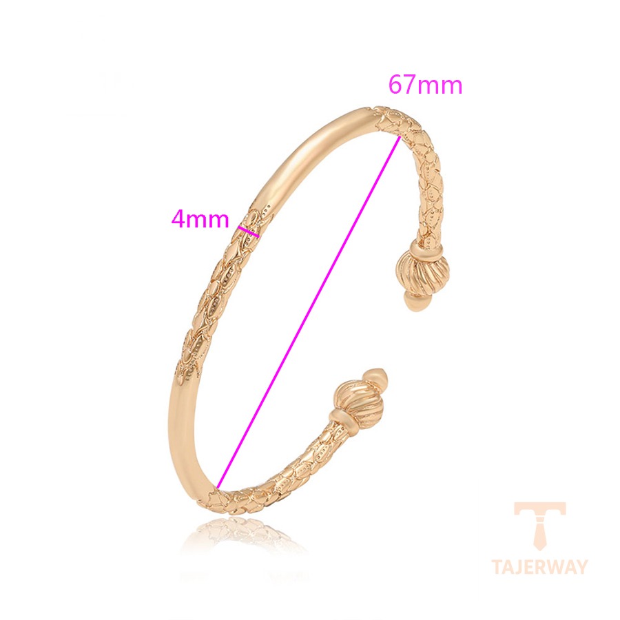 النگو ژوپینگ رنگ طلایی طرح طلا ۱۸ عیار بدون نگین کد X000824183