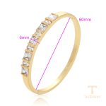 نمای نزدیک النگو ژوپینگ نگین‌دار کد X000837364