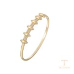 نمای نزدیک النگو ژوپینگ نگین‌دار کد X000912495