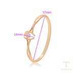 نمای نزدیک النگو ژوپینگ نگین‌دار کد X000933882