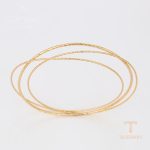 جزییات و نمای نزدیک النگو ژوپینگ طول 70(±2)mm وزن 5.89 گرم کد X000951182
