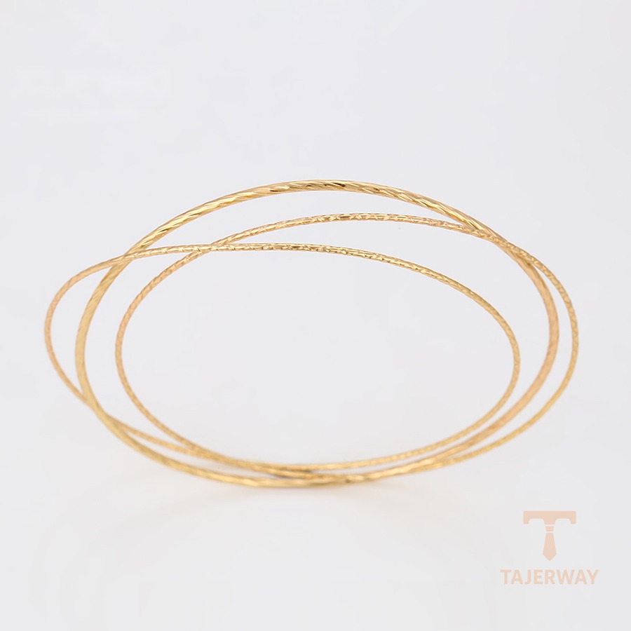 جزییات و نمای نزدیک النگو ژوپینگ طول 70(±2)mm وزن 5.89 گرم کد X000951182