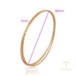 نمای نزدیک النگو ژوپینگ بدون نگین کد X001023356