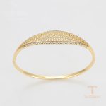 جزییات و نمای نزدیک النگو ژوپینگ طول 60(±2)mm وزن 9.96 گرم کد X001041287