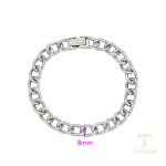 نمای نزدیک دستبند ژوپینگ نگین‌دار کد A00312347