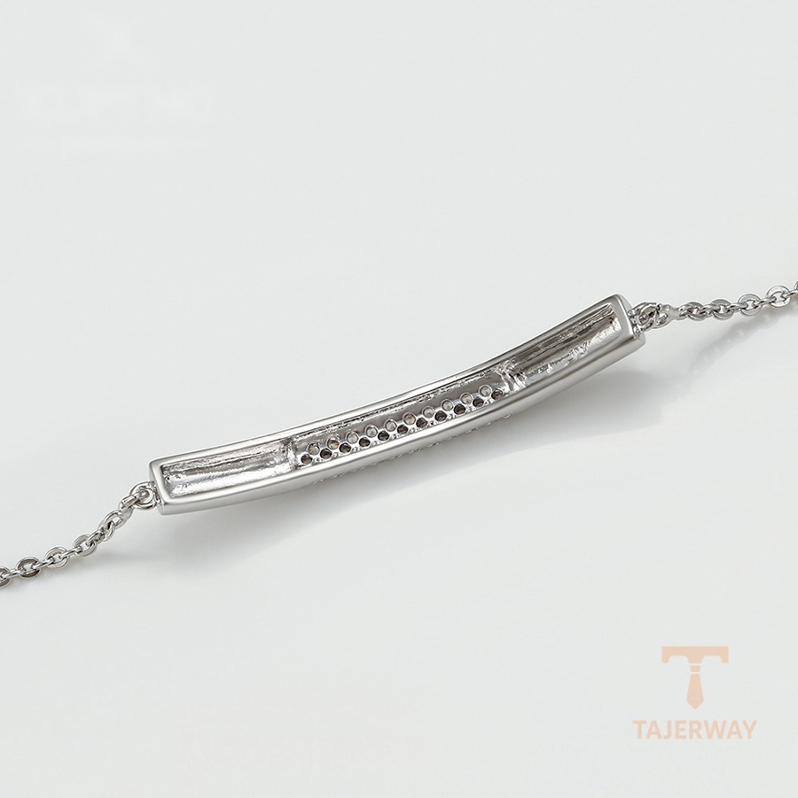 جزییات زنجیر و قفل دستبند ژوپینگ طول 15CM وزن 2.68 گرم کد A00548862
