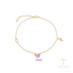 نمای نزدیک دستبند ژوپینگ نگین‌دار کد A00726990