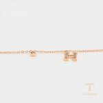 جزییات زنجیر و قفل دستبند ژوپینگ طول 18.5CM وزن 1.68 گرم کد A00739587