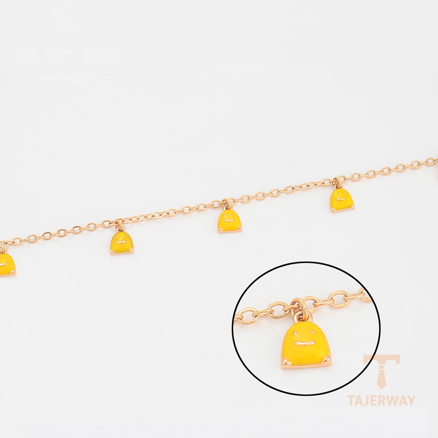 جزییات زنجیر و قفل دستبند ژوپینگ طول 15CM وزن 2.42 گرم کد A00901446