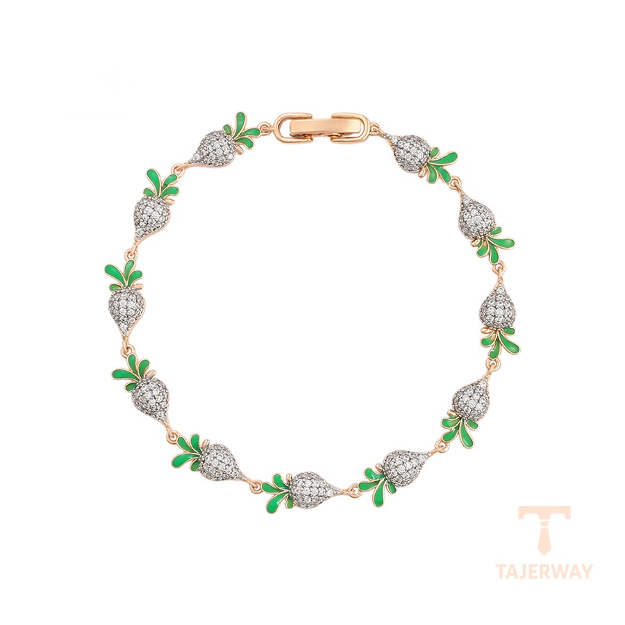 دستبند ژوپینگ نگین‌دار کد S00138542