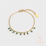 جزییات زنجیر و قفل دستبند ژوپینگ طول 17CM وزن 1.64 گرم کد T000968404