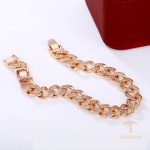 جزییات زنجیر و قفل دستبند ژوپینگ طول 19CM وزن 15.2 گرم کد X000438379