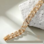جزییات زنجیر و قفل دستبند ژوپینگ طول 20.5CM وزن 38.71 گرم کد X000465976