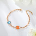 جزییات زنجیر و قفل دستبند ژوپینگ طول 17CM وزن 6.14 گرم کد X000728594-2