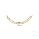 جزییات زنجیر و قفل دستبند ژوپینگ طول 20CM وزن 16.47 گرم کد X000843585