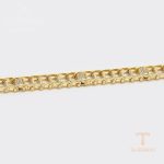 جزییات زنجیر و قفل دستبند ژوپینگ طول 19.5cm وزن 15.31 گرم کد X000859987