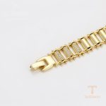 جزییات زنجیر و قفل دستبند ژوپینگ طول 19.5cm وزن 19.02 گرم کد X000882063