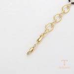 جزییات زنجیر و قفل دستبند ژوپینگ طول 19CM وزن 10 گرم کد X000927787