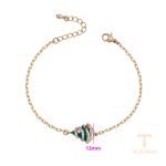 جزییات زنجیر و قفل دستبند ژوپینگ طول 17CM وزن 2.98 گرم کد X000954328