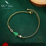 جزییات زنجیر و قفل دستبند ژوپینگ طول 18CM وزن 2.55 گرم کد X000966097