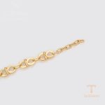 جزییات زنجیر و قفل دستبند ژوپینگ طول 18CM وزن 9.6 گرم کد X000971581