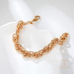 جزییات زنجیر و قفل دستبند ژوپینگ طول 19CM وزن 23.55 گرم کد X000971591