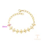 جزییات زنجیر و قفل دستبند ژوپینگ طول 20CM وزن 10.97 گرم کد X000977671