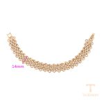 جزییات زنجیر و قفل دستبند ژوپینگ طول 20CM وزن 20.63 گرم کد X000987186