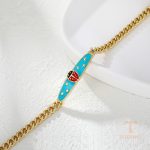 نمای نزدیک دستبند ژوپینگ بدون نگین کد X001053361