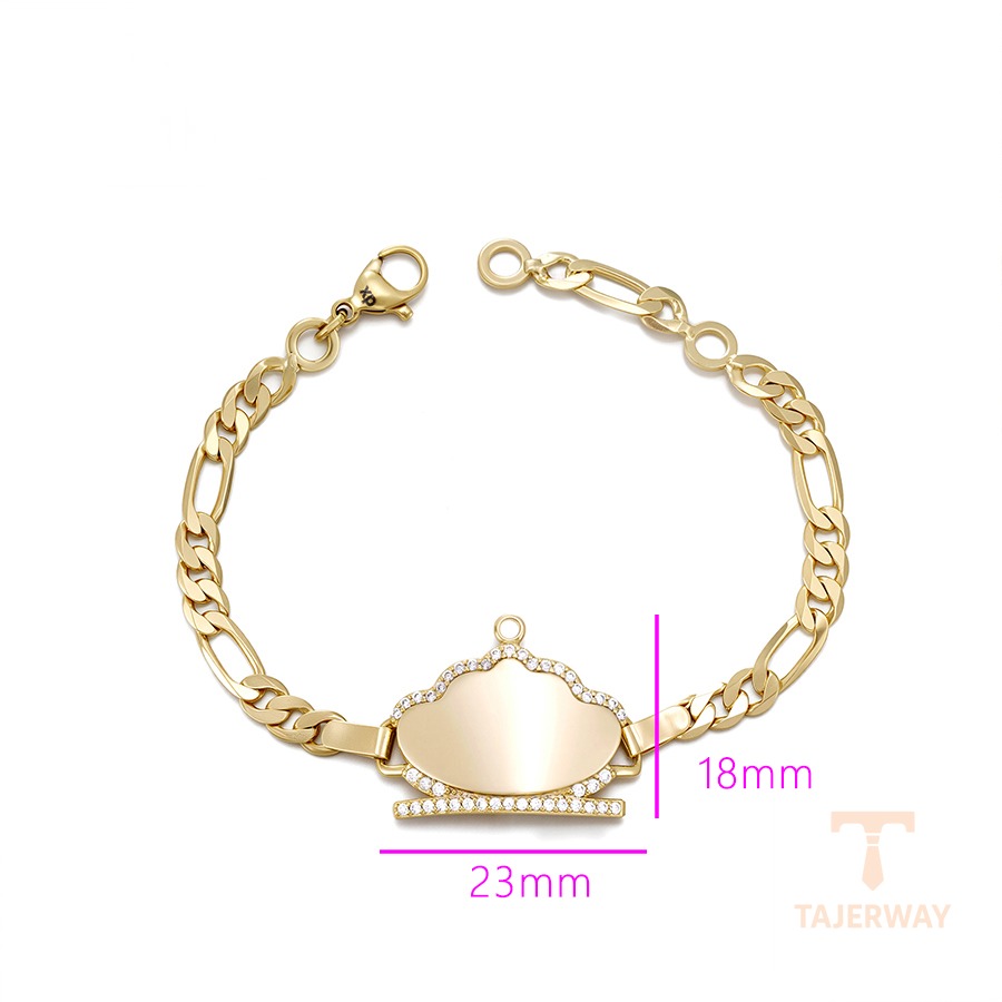 جزییات زنجیر و قفل دستبند ژوپینگ طول 16CM وزن 5.4 گرم کد X001157567
