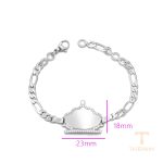 نمای نزدیک دستبند ژوپینگ نگین‌دار کد X001157568