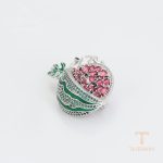زیورآلات ژوپینگ طلای سفید (رادیوم) نگین‌دار کد A00898241
