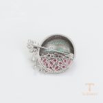 نمای نزدیک زیورآلات ژوپینگ نگین‌دار رنگ ثابت کد A00898241