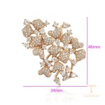 جزییات و نمای نزدیک سنجاق سینه ژوپینگ وزن 9.3 کد A00899118
