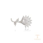 زیورآلات ژوپینگ طلای سفید (رادیوم) نگین‌دار کد A00900200