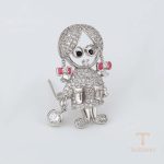جزییات و نمای نزدیک زیورآلات ژوپینگ وزن 8 کد A00912294