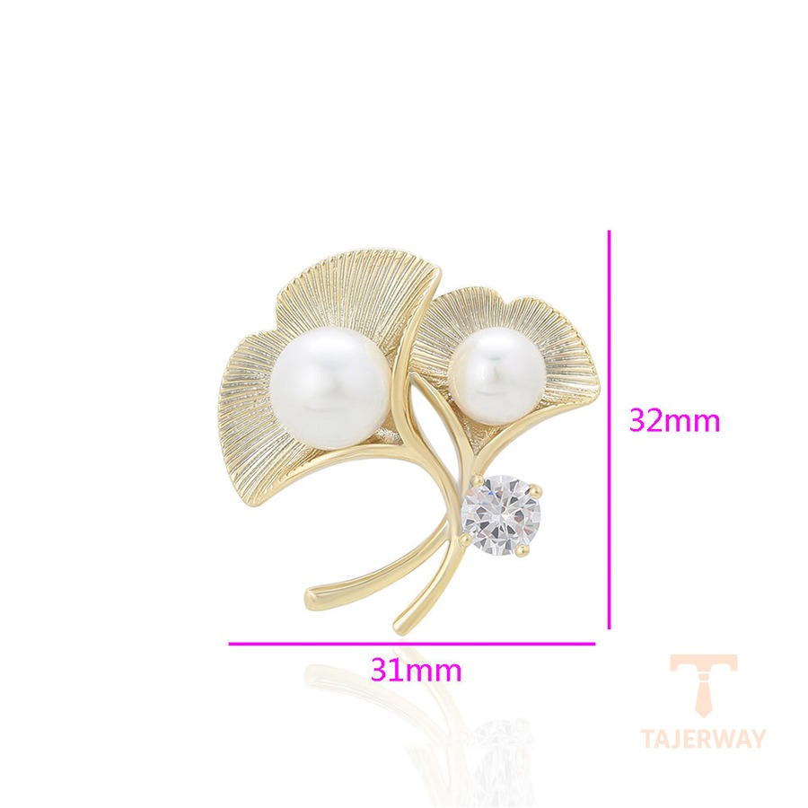 نمای نزدیک سنجاق سینه ژوپینگ نگیندار کد BL brooches-617