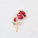 جزییات و نمای نزدیک سنجاق سینه ژوپینگ طول Free وزن 21 کد BL brooches-637