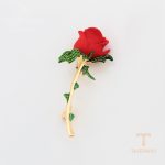 جزییات و نمای نزدیک سنجاق سینه ژوپینگ طول Free وزن 9 کد BL brooches-651