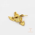 جزییات و نمای نزدیک سنجاق سینه ژوپینگ طول Free وزن 12 کد BL brooches-672