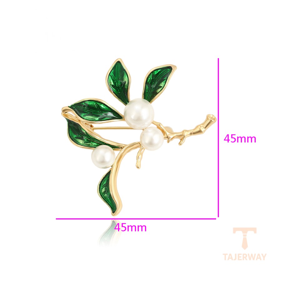 نمای نزدیک سنجاق سینه ژوپینگ نگیندار کد BL brooches-679