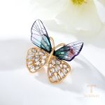 جزییات و نمای نزدیک سنجاق سینه ژوپینگ طول Free وزن 6.16 کد BLbrooches-677