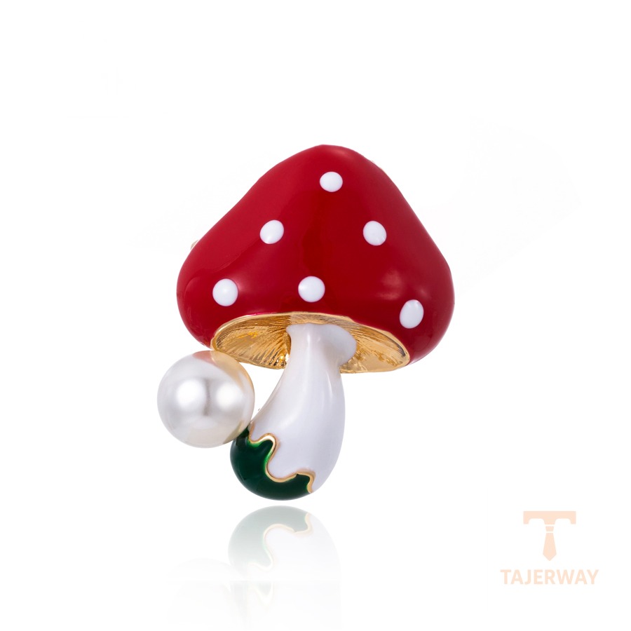 سنجاق سینه ژوپینگ رنگ طلایی طرح طلا ۱۴ عیار نگین‌دار کد BLbrooches-680