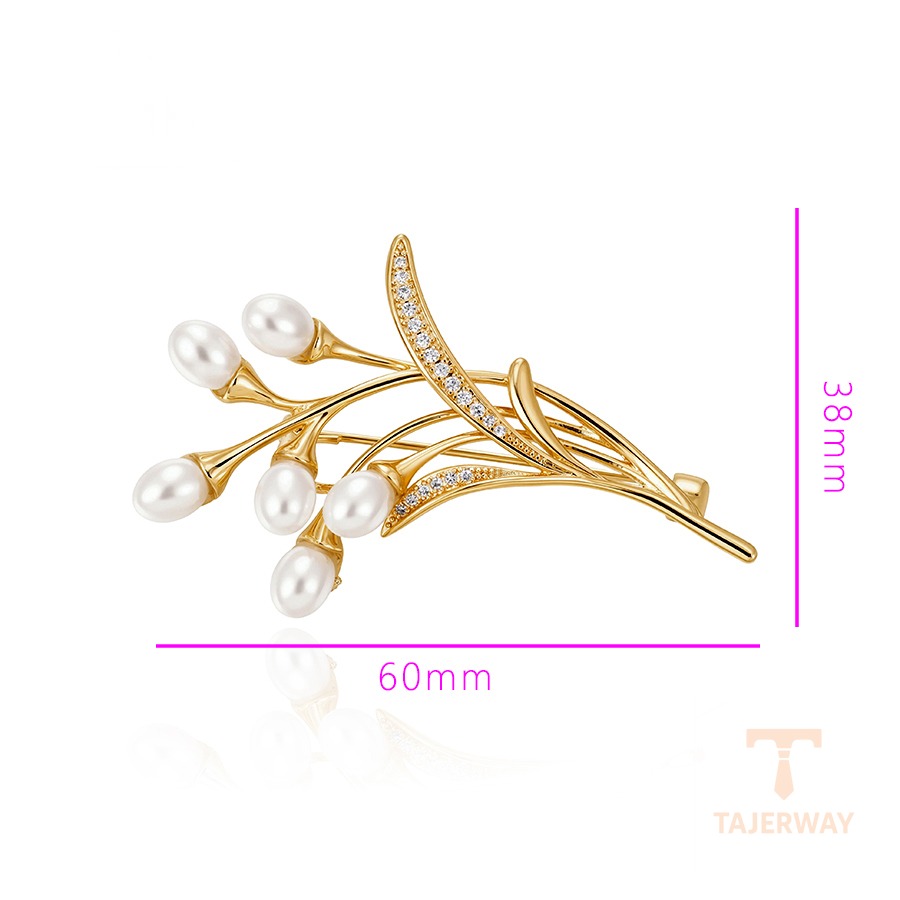 نمای نزدیک سنجاق سینه ژوپینگ نگیندار کد BLbrooches-682